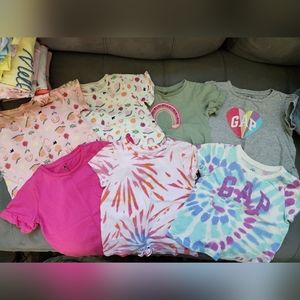 Set of 7 summer tshirts by Gap kids. Sz 3T